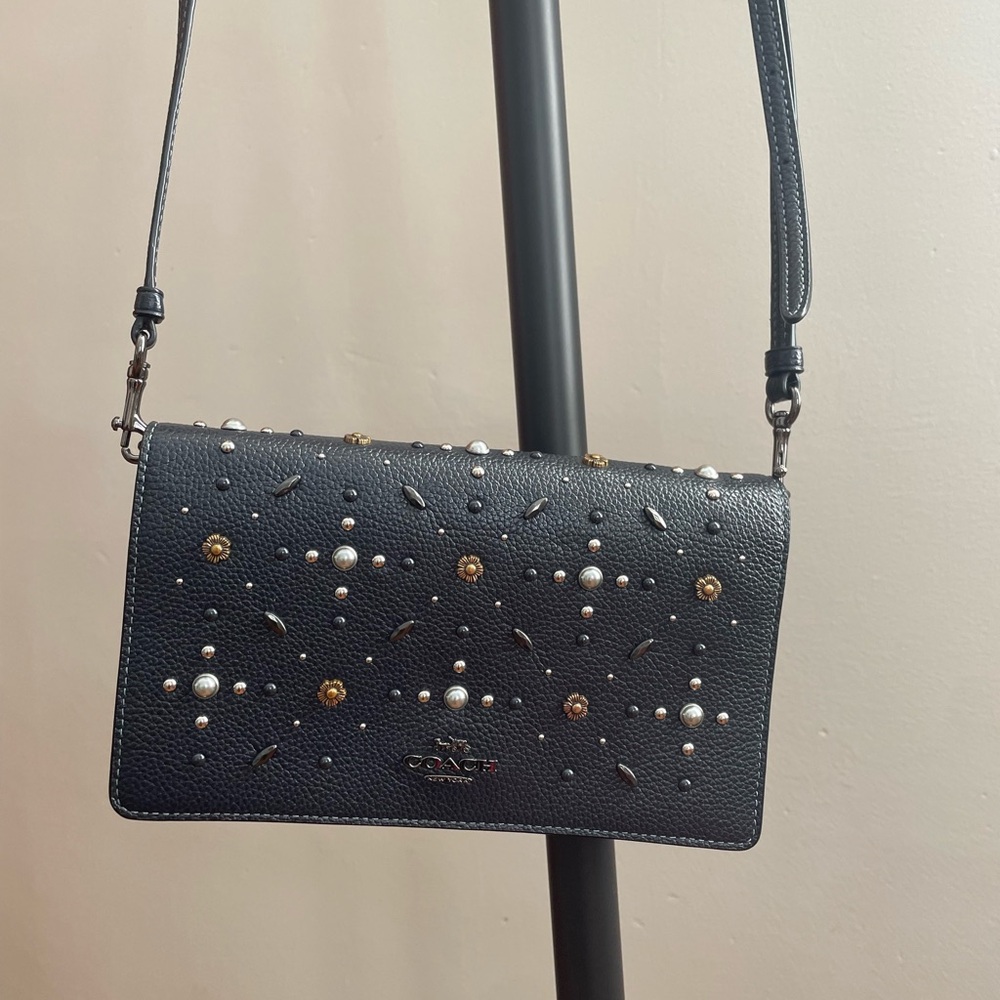 Coach Hayden Foldover Studded Crossbody Bag